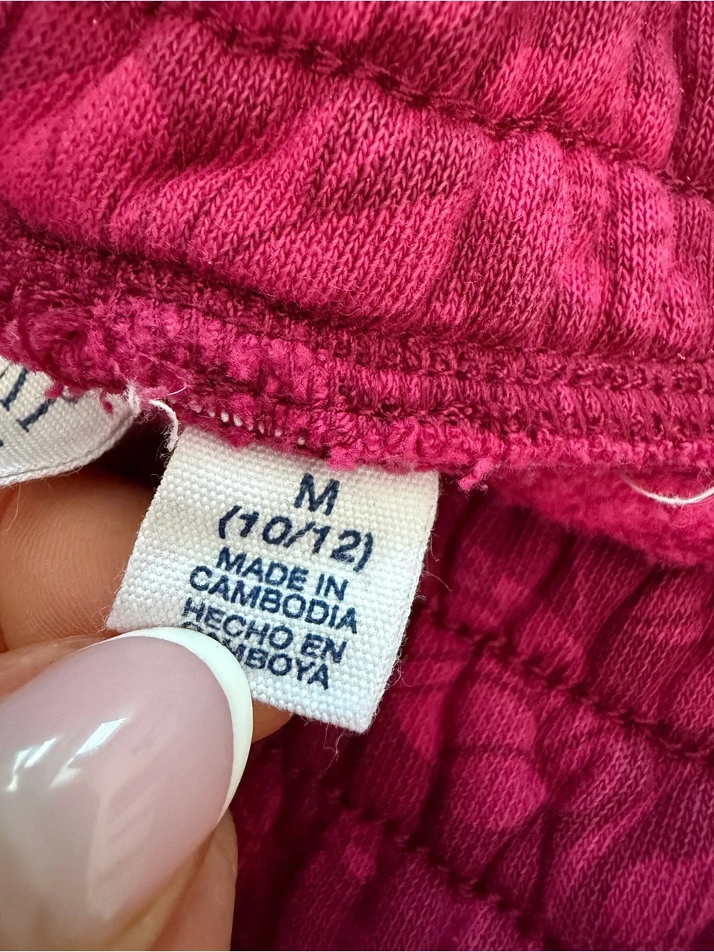 GAP Kids Girls Floral Wide Leg Pink Sweatpants Size M 10/12